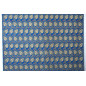 Turkish Upholstery Fabric by the Yard and Meter | Royal Blue Running Water Tulip Pattern Jacquard Fabric for Sofa Chair,Curtains Turkish Upholstery Fabric by the Yard and Meter | Royal Blue Running Water Tulip Pattern Jacquard Fabric for Sofa Chair,Curtains