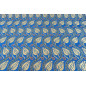 Turkish Upholstery Fabric by the Yard and Meter | Royal Blue Running Water Tulip Pattern Jacquard Fabric for Sofa Chair,Curtains Turkish Upholstery Fabric by the Yard and Meter | Royal Blue Running Water Tulip Pattern Jacquard Fabric for Sofa Chair,Curtains
