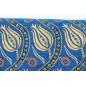 Turkish Upholstery Fabric by the Yard and Meter | Royal Blue Running Water Tulip Pattern Jacquard Fabric for Sofa Chair,Curtains Turkish Upholstery Fabric by the Yard and Meter | Royal Blue Running Water Tulip Pattern Jacquard Fabric for Sofa Chair,Curtains