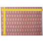 Turkish Upholstery Fabric by the Yard and Meter | Pale Pink Running Water Tulip Pattern Jacquard Fabric for Sofa Chair,Curtains