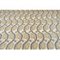 Turkish Upholstery Fabric by the Yard and Meter | Beige Running Water Tulip Pattern Jacquard Fabric for Sofa Chair,Curtains