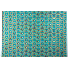 Upholstery Fabric,Turkish Fabric By the Meter, By the Yard, Turquoise Blue Tiger Eye Pattern Jacquard Upholstery Fabric