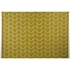 Turkish Upholstery Fabric by the Yard and Meter | Pistachio Green Tiger Eyes Pattern Jacquard Fabric for Sofa, Chair, Curtains
