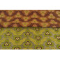 Turkish Upholstery Fabric by the Yard and Meter | Pistachio Green Tiger Eyes Pattern Jacquard Fabric for Sofa, Chair, Curtains