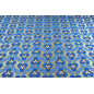 Turkish Upholstery Fabric by the Yard and Meter | Royal Blue Tiger Eyes Pattern Jacquard Fabric for Sofa, Chair, Curtains Fabric Turkish Upholstery Fabric by the Yard and Meter | Royal Blue Tiger Eyes Pattern Jacquard Fabric for Sofa, Chair, Curtains Fabric