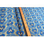 Turkish Upholstery Fabric by the Yard and Meter | Royal Blue Tiger Eyes Pattern Jacquard Fabric for Sofa, Chair, Curtains Fabric Turkish Upholstery Fabric by the Yard and Meter | Royal Blue Tiger Eyes Pattern Jacquard Fabric for Sofa, Chair, Curtains Fabric