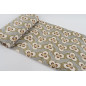 Turkish Upholstery Fabric by the Yard and Meter | Beige Tiger Eyes Pattern Jacquard Fabric for Sofa, Chair, Curtains Fabric Turkish Upholstery Fabric by the Yard and Meter | Beige Tiger Eyes Pattern Jacquard Fabric for Sofa, Chair, Curtains Fabric