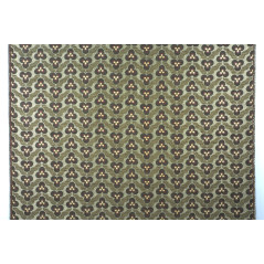 Turkish Upholstery Fabric by the Yard and Meter | Moss Green Tiger Eyes Pattern Jacquard Fabric for Sofa, Chair, Curtains Fabric