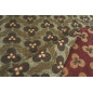 Turkish Upholstery Fabric by the Yard and Meter | Moss Green Tiger Eyes Pattern Jacquard Fabric for Sofa, Chair, Curtains Fabric