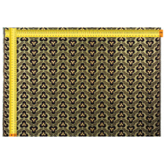 Turkish Upholstery Fabric by the Yard and Meter | Black Tiger Eyes Pattern Jacquard Fabric for Sofa, Chair, Curtains Fabric
