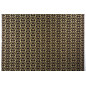 Turkish Upholstery Fabric by the Yard and Meter | Black Tiger Eyes Pattern Jacquard Fabric for Sofa, Chair, Curtains Fabric