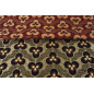 Turkish Upholstery Fabric by the Yard and Meter | Black Tiger Eyes Pattern Jacquard Fabric for Sofa, Chair, Curtains Fabric