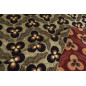 Turkish Upholstery Fabric by the Yard and Meter | Black Tiger Eyes Pattern Jacquard Fabric for Sofa, Chair, Curtains Fabric