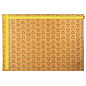 Turkish Upholstery Fabric by the Yard and Meter | Antigua Orange Tiger Eyes Pattern Jacquard Fabric for Sofa Chair,Curtains