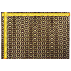 Turkish Upholstery Fabric by the Yard and Meter | Brown Tiger Eyes Pattern Jacquard Fabric for Sofa Chair,Curtains Fabric