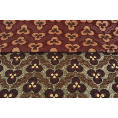 Turkish Upholstery Fabric by the Yard and Meter | Brown Tiger Eyes Pattern Jacquard Fabric for Sofa Chair,Curtains Fabric