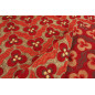 Turkish Upholstery Fabric by the Yard and Meter | Red Tiger Eyes Pattern Jacquard Fabric for Sofa Chair,Curtains Fabric Turkish Upholstery Fabric by the Yard and Meter | Red Tiger Eyes Pattern Jacquard Fabric for Sofa Chair,Curtains Fabric