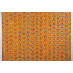 Turkish Upholstery Fabric by the Yard and Meter | Orange Tiger Eyes Pattern Jacquard Fabric for Sofa Chair,Curtains Fabric