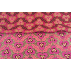 Turkish Upholstery Fabric by the Yard and Meter | Mazenda Pink Tiger Eyes Pattern Jacquard Fabric for Sofa Chair,Curtains Fabric