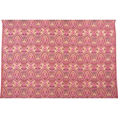 Turkish Upholstery Fabric by the Yard and Meter | Pale Pink Carnation Pattern Jacquard Fabric for Sofa Chair,Curtains Fabric