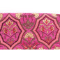 Turkish Upholstery Fabric by the Yard and Meter | Mazenda Pink Carnation Pattern Jacquard Fabric for Sofa Chair,Curtains Fabric Turkish Upholstery Fabric by the Yard and Meter | Mazenda Pink Carnation Pattern Jacquard Fabric for Sofa Chair,Curtains Fabric
