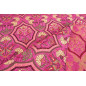 Turkish Upholstery Fabric by the Yard and Meter | Mazenda Pink Carnation Pattern Jacquard Fabric for Sofa Chair,Curtains Fabric Turkish Upholstery Fabric by the Yard and Meter | Mazenda Pink Carnation Pattern Jacquard Fabric for Sofa Chair,Curtains Fabric