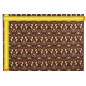 Turkish Upholstery Fabric by the Yard and Meter | Brown Carnation Pattern Jacquard Fabric for Sofa Chair,Curtains Fabric