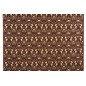 Turkish Upholstery Fabric by the Yard and Meter | Brown Carnation Pattern Jacquard Fabric for Sofa Chair,Curtains Fabric