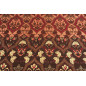 Turkish Upholstery Fabric by the Yard and Meter | Brown Carnation Pattern Jacquard Fabric for Sofa Chair,Curtains Fabric