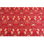 Turkish Upholstery Fabric by the Yard and Meter | Red Carnation Pattern Jacquard Fabric for Sofa Chair,Curtains Fabric Turkish Upholstery Fabric by the Yard and Meter | Red Carnation Pattern Jacquard Fabric for Sofa Chair,Curtains Fabric