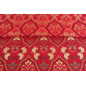 Turkish Upholstery Fabric by the Yard and Meter | Red Carnation Pattern Jacquard Fabric for Sofa Chair,Curtains Fabric Turkish Upholstery Fabric by the Yard and Meter | Red Carnation Pattern Jacquard Fabric for Sofa Chair,Curtains Fabric