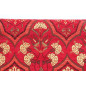 Turkish Upholstery Fabric by the Yard and Meter | Red Carnation Pattern Jacquard Fabric for Sofa Chair,Curtains Fabric Turkish Upholstery Fabric by the Yard and Meter | Red Carnation Pattern Jacquard Fabric for Sofa Chair,Curtains Fabric