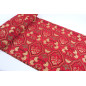 Turkish Upholstery Fabric by the Yard and Meter | Red Carnation Pattern Jacquard Fabric for Sofa Chair,Curtains Fabric Turkish Upholstery Fabric by the Yard and Meter | Red Carnation Pattern Jacquard Fabric for Sofa Chair,Curtains Fabric