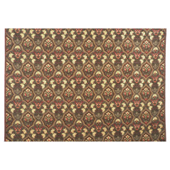 Turkish Upholstery Fabric by the Yard and Meter | Moss Green Carnation Pattern Jacquard Fabric for Sofa Chair,Curtains Fabric