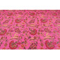 Turkish Upholstery Fabric by the Yard and Meter | Mazenda Pink Caucasus Carnation Pattern Jacquard Fabric for Sofa Chair,Curtain Turkish Upholstery Fabric by the Yard and Meter | Mazenda Pink Caucasus Carnation Pattern Jacquard Fabric for Sofa Chair,Curtain