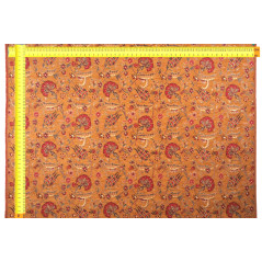 Upholstery Fabric, Chenille Fabric, Turkish Mustard Carnation Pattern Fabric,Turkish Fabric By the Yard,Bohemian Jacquard Fabric