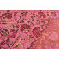 Turkish Upholstery Fabric by the Yard and Meter | Pale Pink Caucasus Carnation Pattern Jacquard Fabric for Sofa Chair,Curtains Turkish Upholstery Fabric by the Yard and Meter | Pale Pink Caucasus Carnation Pattern Jacquard Fabric for Sofa Chair,Curtains