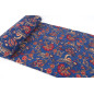 Turkish Upholstery Fabric by the Yard and Meter | Dark Navy Blue Caucasus Carnation Pattern Jacquard Fabric for Sofa Chair Turkish Upholstery Fabric by the Yard and Meter | Dark Navy Blue Caucasus Carnation Pattern Jacquard Fabric for Sofa Chair