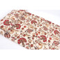 Turkish Upholstery Fabric by the Yard and Meter | Beige Caucasus Carnation Pattern Jacquard Fabric for Sofa Chair,Curtain Fabric Turkish Upholstery Fabric by the Yard and Meter | Beige Caucasus Carnation Pattern Jacquard Fabric for Sofa Chair,Curtain Fabric