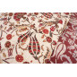 Turkish Upholstery Fabric by the Yard and Meter | Beige Caucasus Carnation Pattern Jacquard Fabric for Sofa Chair,Curtain Fabric Turkish Upholstery Fabric by the Yard and Meter | Beige Caucasus Carnation Pattern Jacquard Fabric for Sofa Chair,Curtain Fabric