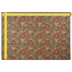 Turkish Upholstery Fabric by the Yard and Meter | Moss Green Caucasus Carnation Pattern Jacquard Fabric for Sofa Chair,Curtains