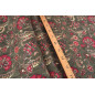 Turkish Upholstery Fabric by the Yard and Meter | Moss Green Caucasus Carnation Pattern Jacquard Fabric for Sofa Chair,Curtains Turkish Upholstery Fabric by the Yard and Meter | Moss Green Caucasus Carnation Pattern Jacquard Fabric for Sofa Chair,Curtains