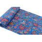 Turkish Upholstery Fabric by the Yard and Meter | Royal Blue Caucasus Carnation Pattern Jacquard Fabric for Sofa Chair,Curtains Turkish Upholstery Fabric by the Yard and Meter | Royal Blue Caucasus Carnation Pattern Jacquard Fabric for Sofa Chair,Curtains