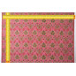 Turkish Upholstery Fabric by the Yard and Meter | Pale Pink Topkapi Palace Tulip Pattern Jacquard Fabric for Sofa Chair,Curtains