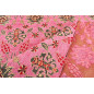 Turkish Upholstery Fabric by the Yard and Meter | Pale Pink Topkapi Palace Tulip Pattern Jacquard Fabric for Sofa Chair,Curtains