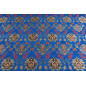 Turkish Upholstery Fabric by the Yard and Meter | Royal Blue Topkapi Palace Tulip Pattern Jacquard Fabric for Sofa Chair,Curtain Turkish Upholstery Fabric by the Yard and Meter | Royal Blue Topkapi Palace Tulip Pattern Jacquard Fabric for Sofa Chair,Curtain