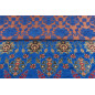 Turkish Upholstery Fabric by the Yard and Meter | Royal Blue Topkapi Palace Tulip Pattern Jacquard Fabric for Sofa Chair,Curtain Turkish Upholstery Fabric by the Yard and Meter | Royal Blue Topkapi Palace Tulip Pattern Jacquard Fabric for Sofa Chair,Curtain