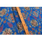 Turkish Upholstery Fabric by the Yard and Meter | Royal Blue Topkapi Palace Tulip Pattern Jacquard Fabric for Sofa Chair,Curtain Turkish Upholstery Fabric by the Yard and Meter | Royal Blue Topkapi Palace Tulip Pattern Jacquard Fabric for Sofa Chair,Curtain