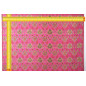 Turkish Upholstery Fabric by the Yard and Meter | Mazenda Pink Topkapi Palace Tulip Pattern Jacquard Fabric for Sofa Chair