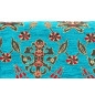 Turkish Upholstery Fabric by the Yard and Meter | Turquoise Blue Topkapi Palace Tulip Pattern Jacquard Fabric for Sofa Chair Turkish Upholstery Fabric by the Yard and Meter | Turquoise Blue Topkapi Palace Tulip Pattern Jacquard Fabric for Sofa Chair